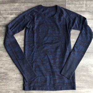 Lululemon Blue Swiftly Tech Long Sleeve Size 6